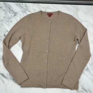 Merona Tan Cashmere Cardigan Sweater
